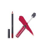 Buy 2 in 1 Matte Liquid Lipstick & Lip Liner Set - Non-Smudge Quick Drying Highly Pigmented | 19 Raspberry - Hydrating Formula Made in Italy - Buy Online on GoSupps.com