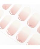 DANNI & TONI 28 Stickers Semi Cured Nail Wraps Soft Self-Adhesive Gel Nail Stickers(in The Mood for Love) Translucent Gradient of Light Pink - Buy Online on GoSupps.com