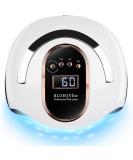 UV LED Nail Dryer 168W for Gel and Regular Polish - Professional Manicure/Pedicure Lamp (White) - Buy Online on GoSupps.com