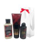 Bath & Body Works CLASSIC FLANNEL 3-Piece Gift Set for Men | Body Lotion Cream & Spray - Perfect Holiday Gift with Red Bow - Buy Online on GoSupps.com
