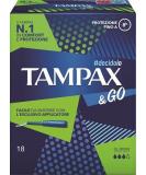 Tampax & Go Super Tampons - 18 Count for Convenient Travel | Shop Internationally - Buy Online on GoSupps.com