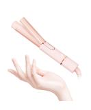 Ceramic Mini Curling Iron for Short Hair - Small Hair Curler for Travel - Dual Voltage Curling Wand (Light Pink) - 1 inch - Buy Online on GoSupps.com