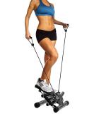 BalanceFrom Adjustable Stepper with Resistance Bands - Gray | Get Fit at Home - Buy Online on GoSupps.com