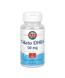 KAL 7-Keto DHEA 50mg - 30 Rapidly Disintegrating Tablets for Women & Men - Boost Metabolism & Energy - International Shipping Available - Buy Online on GoSupps.com