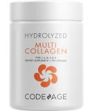 CodeAge Hydrolyzed Multi Collagen 90 Capsules - Advance Skin, Hair & Joint Support - Buy Online on GoSupps.com