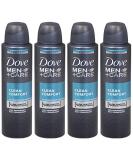 Dove Men + Care Dry Spray Antiperspirant, Clean Comfort 3.8 oz (Pack of 4) 3.8 Ounce (Pack of 4) - Buy Online on GoSupps.com