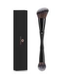 Buy KINGMAS Double-ended Foundation Makeup Brush - Angled/Round Top for Blending Liquid & Powder - Best Contour Brush for Concealer & Blush (Black) - International Shipping Available - Buy Online on GoSupps.com