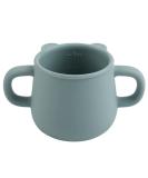 BLUE GINKGO Silicone Toddler Cup - 8oz Training Open Cup with Handles for Toddlers 1-3 | Made in Korea | Green - Buy Online on GoSupps.com
