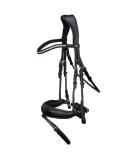 Schockem hle Malibu Anatomic Snaffle Bridle - Black Full Size | Premium Equestrian Gear | International Shipping Available - Buy Online on GoSupps.com