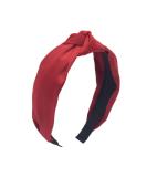 MHDGG 1Pcs Satin Knotted Headbands for Women Turban Headbands for Women Wide Headbands for Women Solid Colors Hair Knotted Hair Band for Women Headwear Red - Buy Online on GoSupps.com