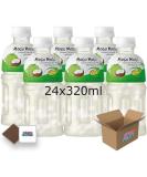 Mogu Mogu Flavored Drinks 24x320ml COCONUT - Nata De Coco Juice - Refreshing Taste - Fun Drinking During Hot Summers Or Take Them On Trips & Picnics Boxed Treatz Coconut 24 - Buy Online on GoSupps.com