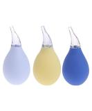 3pcs Premium Nasal Aspirator for Baby | Professional Infant Nose Cleaner | Food Grade & Reusable | Best for Congestion Relief - Buy Online on GoSupps.com