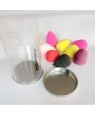 Shop Multi-Colored Mini Makeup Sponge Set - 8 Pieces for Dry & Wet Use | Ideal for Liquid Powder & Cream | International Shipping Available - Buy Online on GoSupps.com