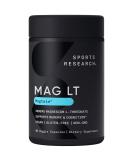 Sports Research Magtein Magnesium L-Threonate Capsules - Magnesium Supplement for Memory  Focus & Cognition - Magnesium L Threonate Supports Brain Health  Sleep & Mood - 2000mg  90 Capsules for Adults - Buy Online on GoSupps.com