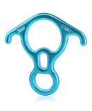 NewDoar 50KN 11000 LBF Rescue Figure 8 Descender Large Bent-Ear Belaying and Rappelling Gear Belay Device for Rock Climbing  Aerial Dance Ziplining and Peak Rescue 7075 Aluminum Alloy Blue - Buy Online on GoSupps.com