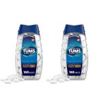 TUMS Ultra Strength Chewable Antacid Tablets - Heartburn Relief Peppermint Flavor 160 Count (Pack of 2) | Fast International Shipping - Buy Online on GoSupps.com