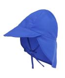 LACOFIA Baby Sun Protection Beach Hat - Adjustable Flap Cap for Toddlers 6-18 Months - Super Soft Kids Summer Visor in Blue - Buy Online on GoSupps.com