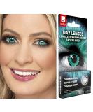 Smiffys 47107 Green Monster Soft Lenses - Daily Wear 2 Pieces 0 Diopters 14.5 mm Diameter | International Shipping Available - Buy Online on GoSupps.com