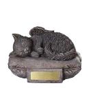 Pacific Giftware Pet Memorial Angel Cat Sleeping On Pillow Cremation Urn Bottom Load 30 Cubic Inch - Buy Online on GoSupps.com