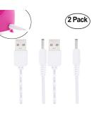 RuenTech 3.3FT Charger for Solo Mio Sonic Face Cleanser & Massager Brush - High Performance Replacement Cable (2 White - Buy Online on GoSupps.com