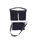 Mastectomy Belt Pouch & Shower Bag | Drain Holder After Tummy Tuck & Breast Surgery - Black - Buy Online on GoSupps.com