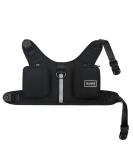 NC Dog Saddle Bags Durable Dogs Harness Back Pack with Reflective Tape for Travel Camping Hiking Medium & Large Dog (M Black) M Black - Buy Online on GoSupps.com