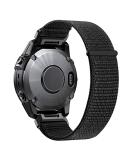 CUZOW Nylon Velcro Bands Compatible with Fenix 7/Fenix 6/6 Pro/Fenix 5/5 Plus/Epix 2  22mm Quick Easy Fit Nylon Watch Band Breathable Replacement for Forerunner 935/945/Approach s60/S62/Quatix 5/6 Black - Buy Online on GoSupps.com