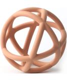 Buy BPA-Free Silicone Baby Toy Grasping Toy & Teething Ring - Safe Apricot Color for Infants - Buy Online on GoSupps.com