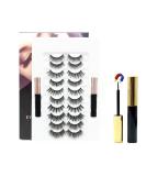 Magnetic Eyeliner and Eyelash Kit- 10 Reusable Pairs | Waterproof, Long Lasting | No Glue Needed | FREE Tweezer | For Use With Magnetic False Lashes - Buy Online on GoSupps.com