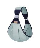 Breathable Baby Sling Dual Use Infant Sling Carrier Adjustable Widened Shoulder Straps Baby Wrap Carrier Anti-Slip Breastfeeding Carrier for Infant 0-36 Months Green - Cloth - Buy Online on GoSupps.com