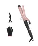 PRETFY 1 1/4 Inch Curling Iron - Adjustable Temperature Ceramic Barrel Fast Heat for Long & Medium Hair - Dual Voltage Hair Waver for Women - Buy Online on GoSupps.com