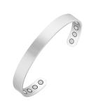 Jeracol Copper Magnetic Bracelet - Adjustable Cuff Bangle with 8 Magnets - Men Women - Simple Style - Gift Box Included - Buy Online on GoSupps.com