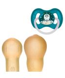 Canpol Universe Cherry Shape Latex Soother for 0-6 Months Petrol Color | International Shipping Available - Buy Online on GoSupps.com