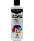 Jo Sonja White Gesso - 8oz Bottle | Professional Grade Primer for Artists - Buy Online on GoSupps.com