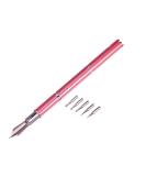 Embossing Stylus Set with 5 Replacement Heads - Diamond Crystal Dotting Pen for Paper and Nail Art (Pink) - Buy Online on GoSupps.com