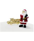 Traditional Santa Resin Cake Topper & Gold Merry Christmas Motto Luxury Boxed - Buy Online on GoSupps.com