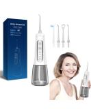 Water Dental Flosser Cordless - Rechargeable Oral Irrigator for Teeth Cleaning 300ML IPX7 Waterproof Ideal for Braces - Portable & efficient - Buy Online on GoSupps.com