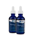 Liquid Ionic Magnesium 400mg - Supports Blood Pressure, Heart Health, Mood, Sleep, Energy & Muscle Strength - 2oz x 2 (32 Servings) - Buy Online on GoSupps.com