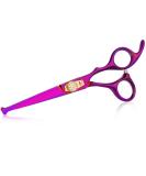 PURPLEBIRD Kids Safety Hairdressing Scissors 6 Inch - Professional Salon Barber Scissors for Children - Purple Cutting Scissor - Buy Online on GoSupps.com