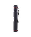 TOOYFUL Extendable Poster Tube 18-28'' with Shoulder Strap - Portable Storage for Documents, Blueprints, Drawings, Art - Black - Buy Online on GoSupps.com