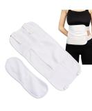 Reusable Organic Castor Oil Pack Kit for Waist & Thyroid Detox - Adjustable Rubber Band Oil Not Included - Buy Online on GoSupps.com