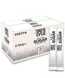 Tate & Lyle Fairtrade Granulated White Sugar Sticks| Natural Taste of Pure Cane Sugar| 1000 Sticks | 2.5kg - Buy Online on GoSupps.com