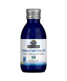 Garden of Life Dr. Formulated Alaskan Cod Liver Oil - Lemon Flavor 6.76 fl oz (200 ml) | Omega-3 & Vitamin D - Buy Online on GoSupps.com
