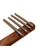 Professional Leather Stamping Tool Set - 304 Stainless Steel Edge Punch Carving Kit for DIY Leather Crafts (4pcs - XS+S+M+L) - Buy Online on GoSupps.com