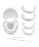 Buy 2 Pairs of Prosthetic Fake Teeth - Cosmetic Veneers for Men & Women Immediate Tooth Whitening Solution for Bad Teeth - Buy Online on GoSupps.com