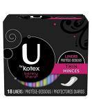 U by Kotex Barely There Liners Thin 18 Ct - Pack of 6 (108 Liners) - Buy Online on GoSupps.com