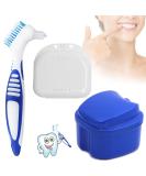 Prostheside Set - Universal Prostheses Bath Box with Cleaner Brush & Travel Toothbrush | Ideal Prosthetic & Dentistry Care - Buy Online on GoSupps.com