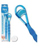 Mara Expert Tongue Cleaner Professional for Safe Breath Tongue Brush & Schaber in 1 removes bacterial tongue coverings & cleans the tongue thoroughly gently and effective (blue/red/transparent))) - Buy Online on GoSupps.com