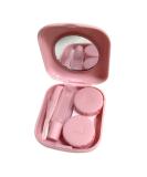 Clyhon Pink Contact Lens Case with Tweezers & Suction Cup Travel Set for Outdoor Activities | International Shipping - Buy Online on GoSupps.com