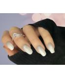 Zaubern gel4Home Nail Foils - 16 Silver Baby Nail Wraps for Stunning Home Manicures | Shop Internationally - Buy Online on GoSupps.com